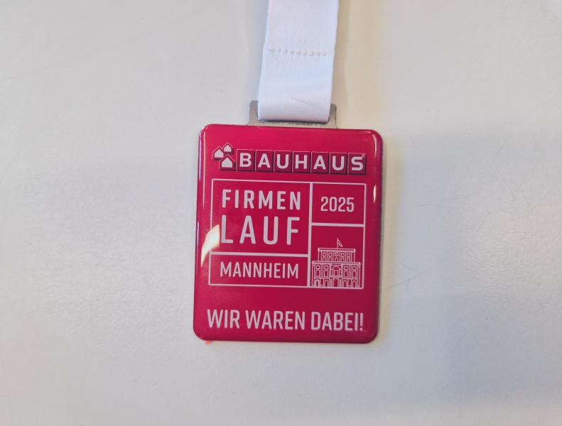 Medaille Mannheimer Firmenlauf 2025