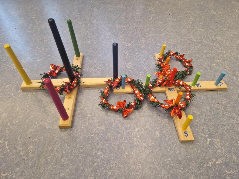 adventsfest kranz werfen